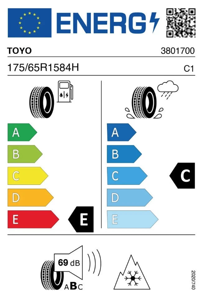 PNEUMATICI NUOVI TOYO 175/65 R15 84H TL CELSIUS 4STAGIONI