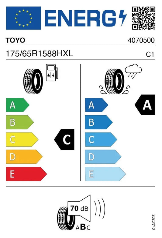 PNEUMATICI NUOVI TOYO 175/65 R15 XL 88H TL PROXES COMFORT ESTIVO